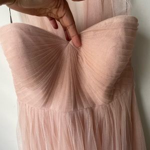 Jenny Yoo Strapless Tulle Dress